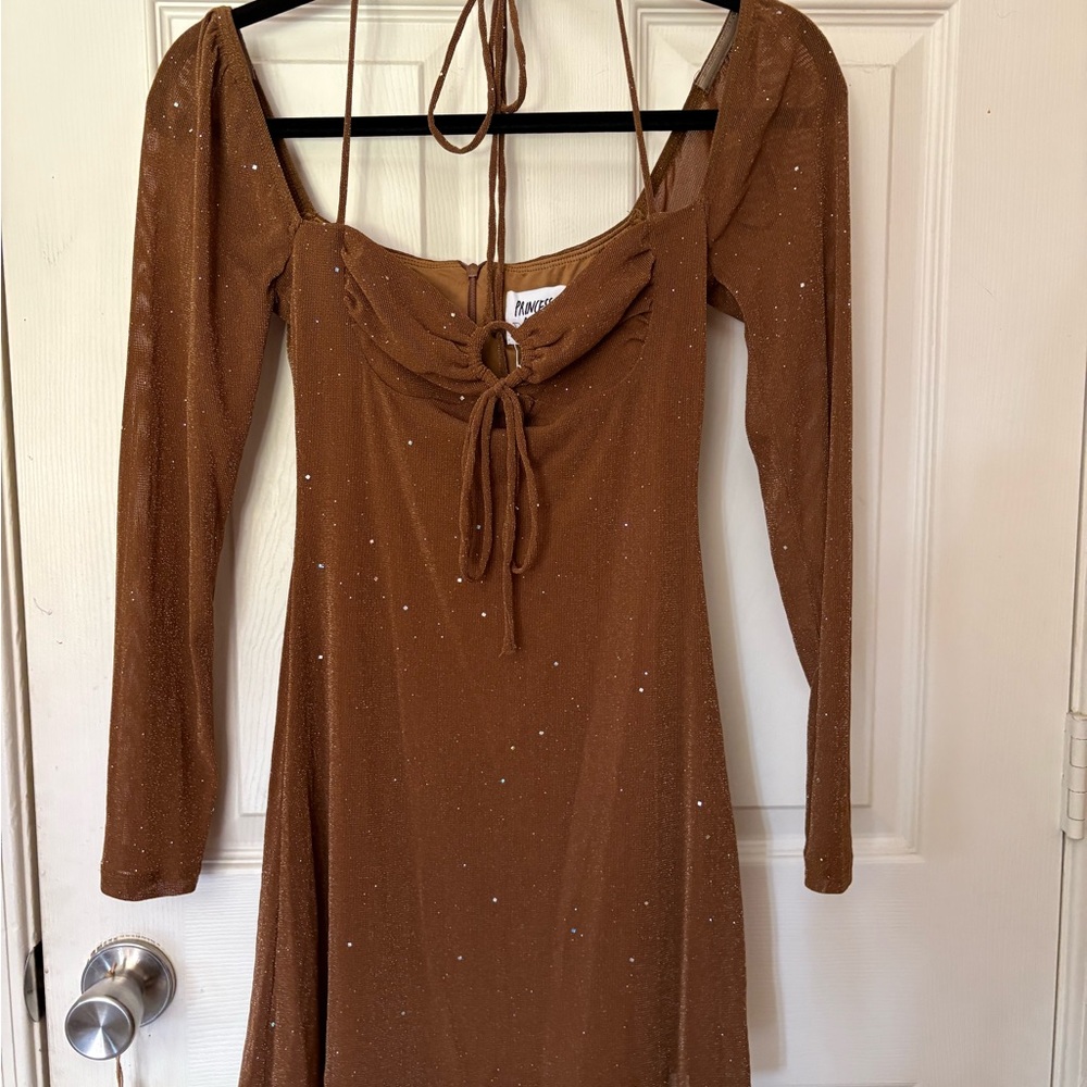 Princess Polly Brown mini dress